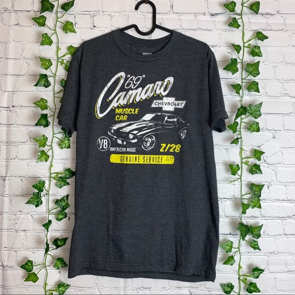 General Motors Other - GM 69 Camaro Muscle Car V8 Chevrolet Tee